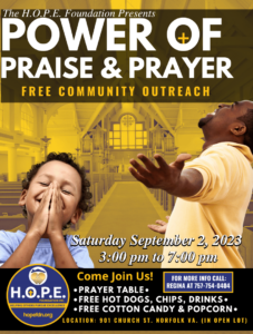 H.O.P.E. Foundation Inc -Power of Praise And Prayer