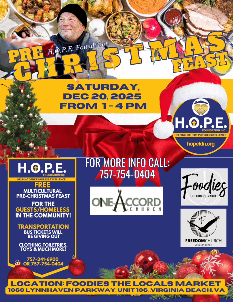 2025 Pre Christmas Feast Virginia Beach