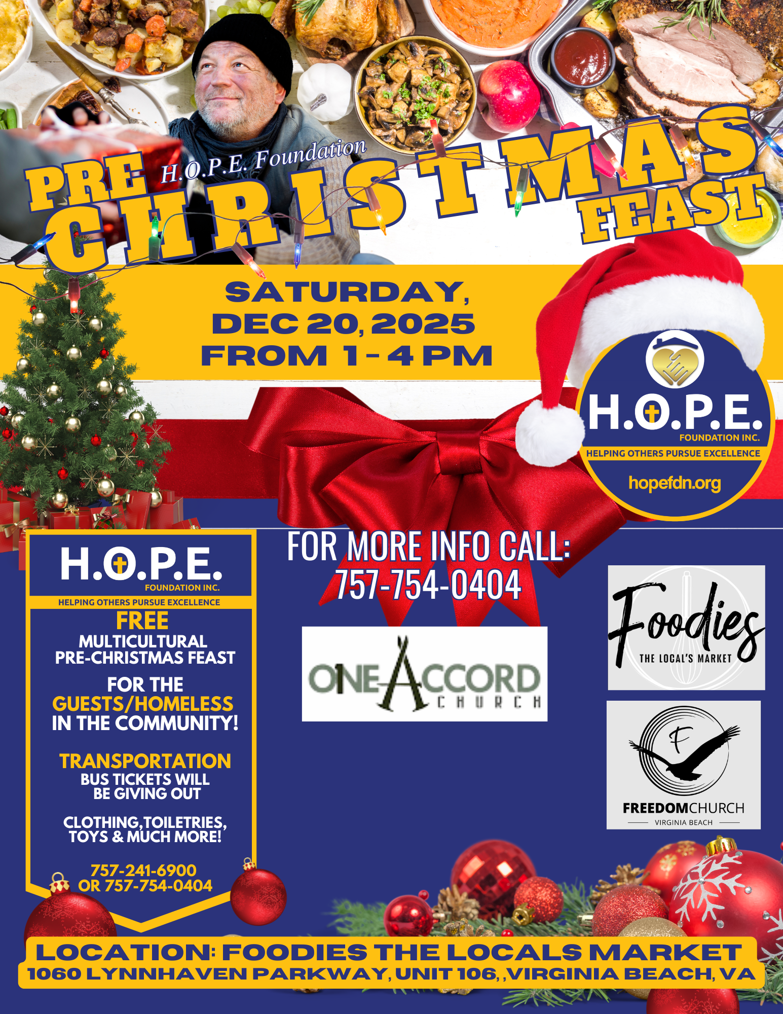 2025 Pre Christmas Feast Virginia Beach
