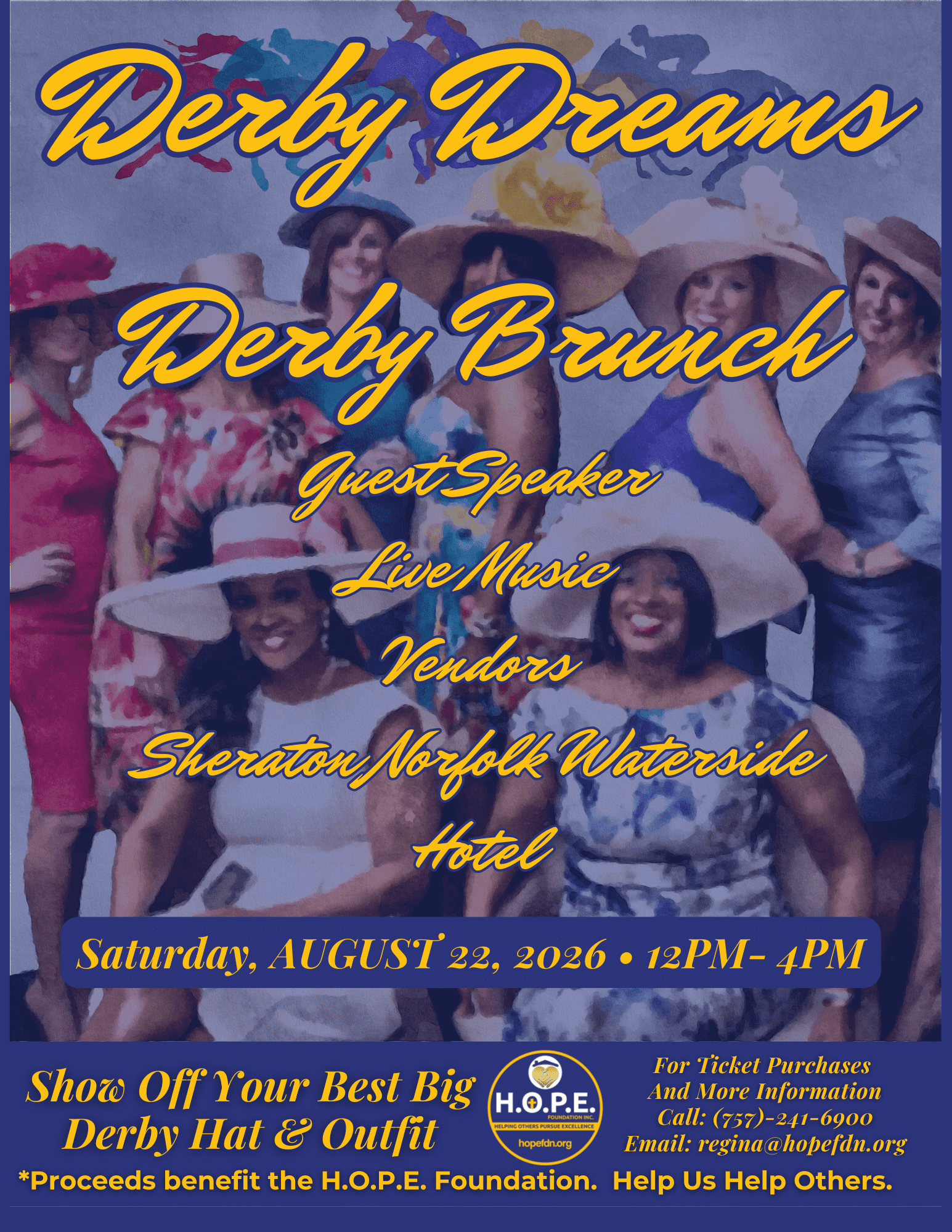 2026 H.O.P.E. Foundation Derby Dreams Saturday August 22 2026